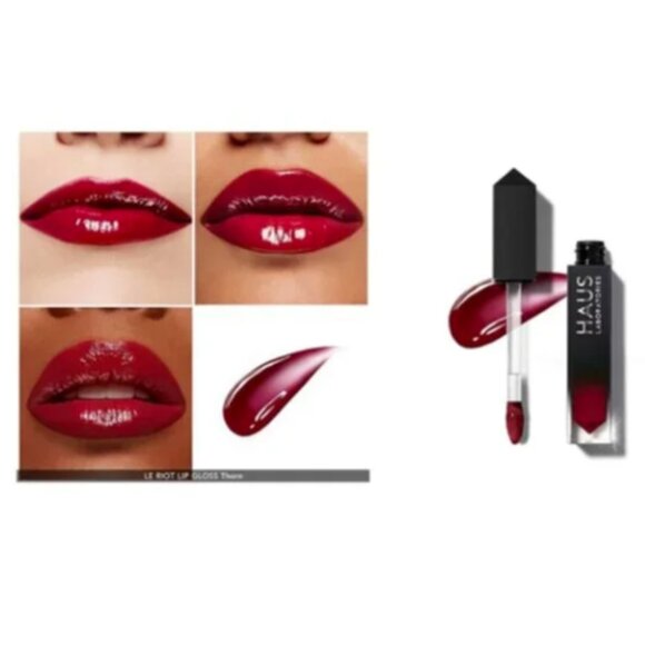 HAUS LABS by Lady Gaga LE RIOT LIP GLOSS Ultra Shine‎ Color THORN - Picture 1 of 5
